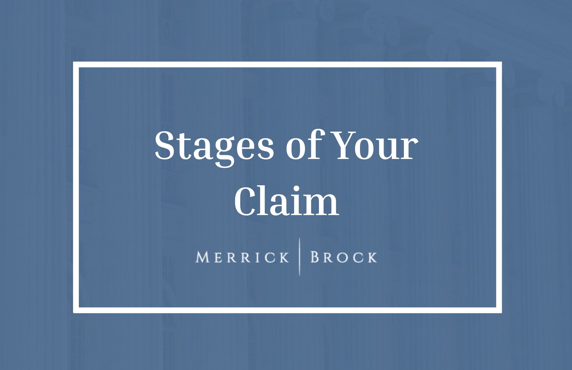 stages of your personal injury claim